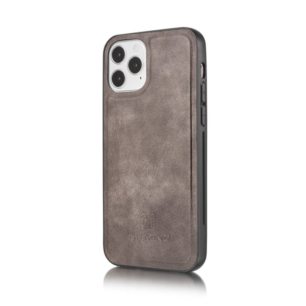 iPhone 12 / 12 Pro - DG.MING Fodral/Magnet Skal - Grå