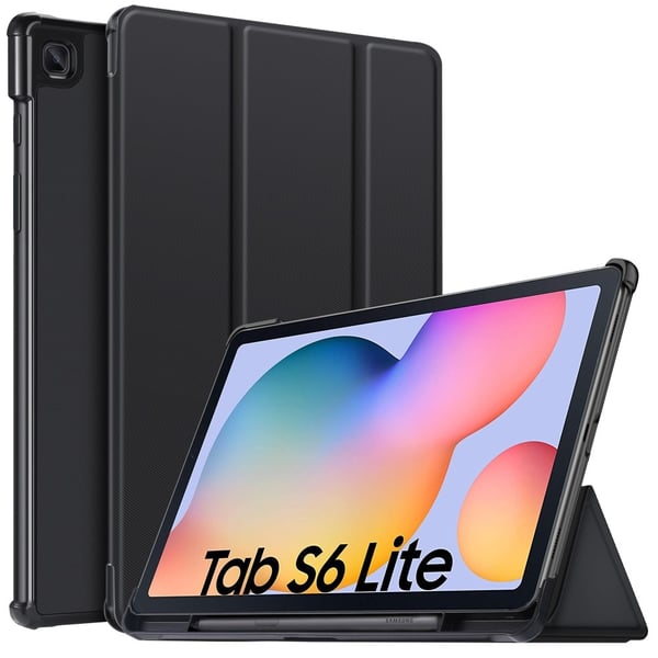 Samsung Galaxy Tab S6 Lite Fodral  Bumper Tri-Fold Svart
