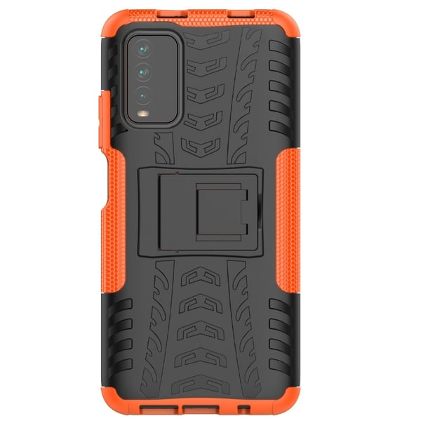 Xiaomi Redmi 9T - Ultimata Stöttåliga Skalet med Stöd - Orange