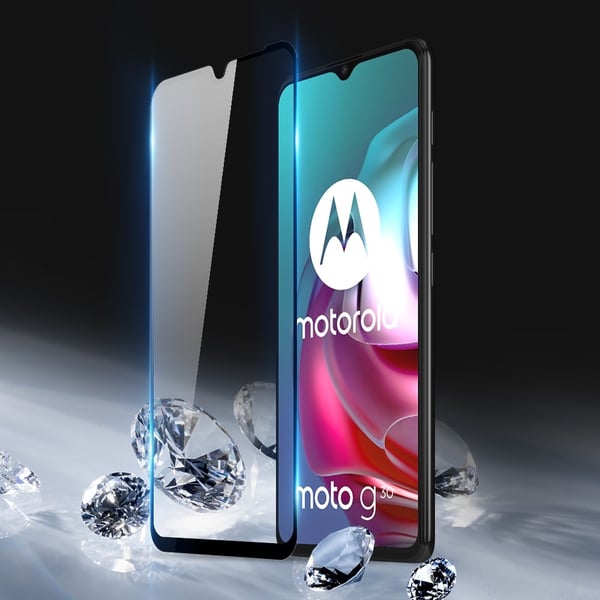 Motorola Moto G10/G30 - DUX DUCIS Heltäckande Skärmskydd I Härdat Glas
