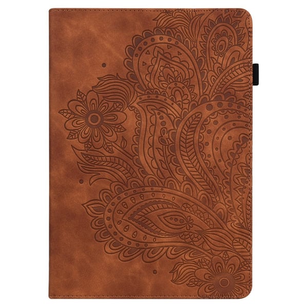Lenovo Tab M10 HD (2nd Gen) - Mandala Läder Fodral - Brun