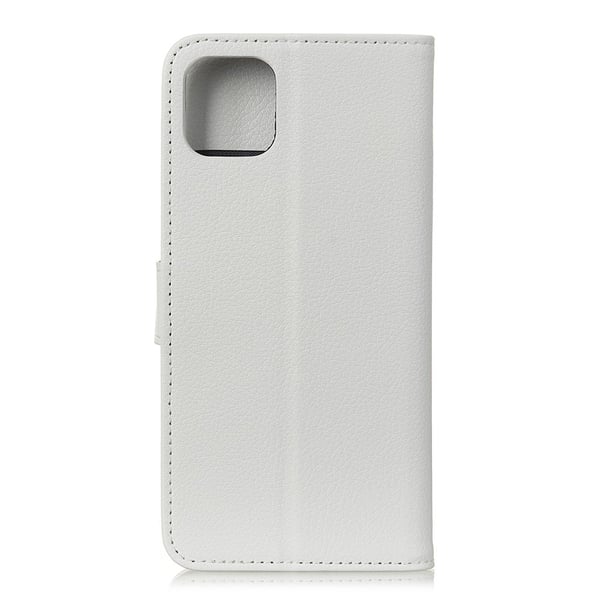 iPhone 11 Pro - Plånboksfodral Litchi - Vit