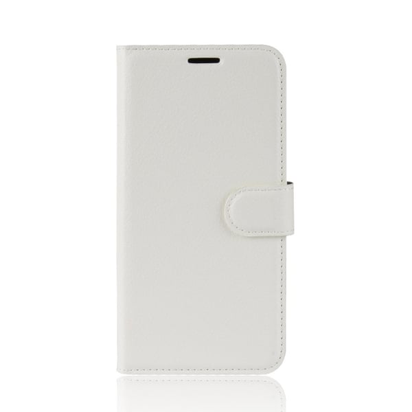 iPhone 11 Pro Max - Litchi Plånboksfodral - Vit