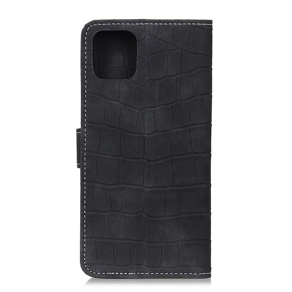 iPhone 11 Pro - Krokodil Mönster Plånboksfodral - Svart