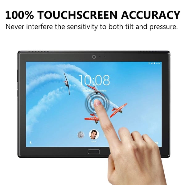 Lenovo Tab P10 - Transparent Skärmskydd I Härdat Glas