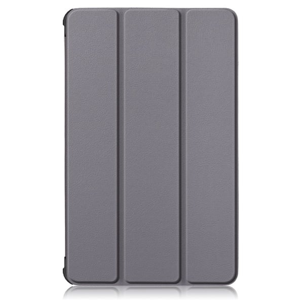 Lenovo Tab M8 2nd Gen (HD) Litchi Tri-Fold Fodral Grå