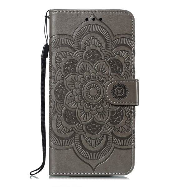 iPhone 7/8/SE (2020/2022) - Mandala Plånboksfodral - Grå