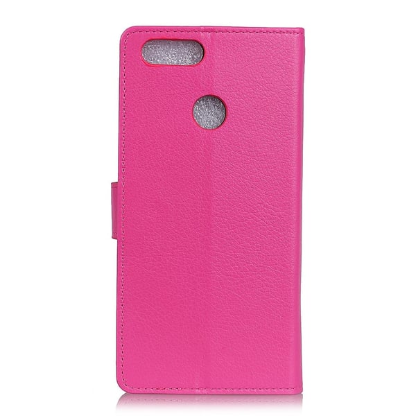 Huawei Honor View 20 - Litchi Plånboksfodral - Rosa