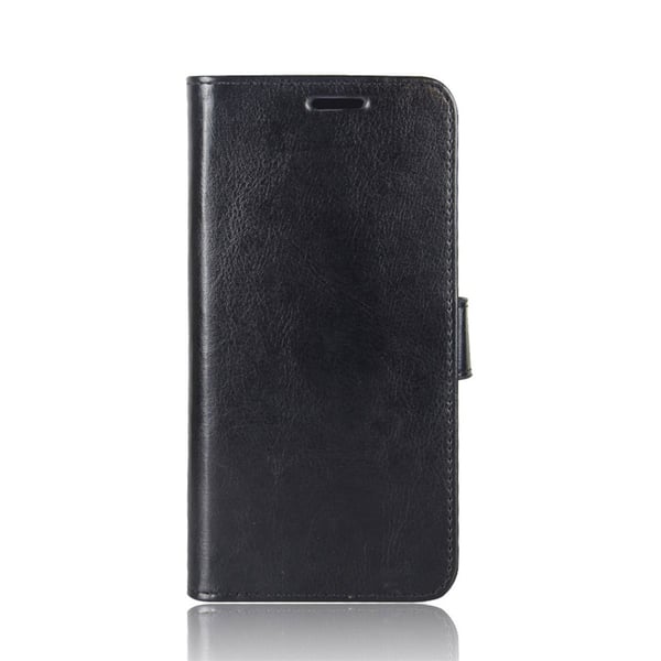 Xiaomi Redmi 9T - Crazy Horse Läder Fodral - Svart