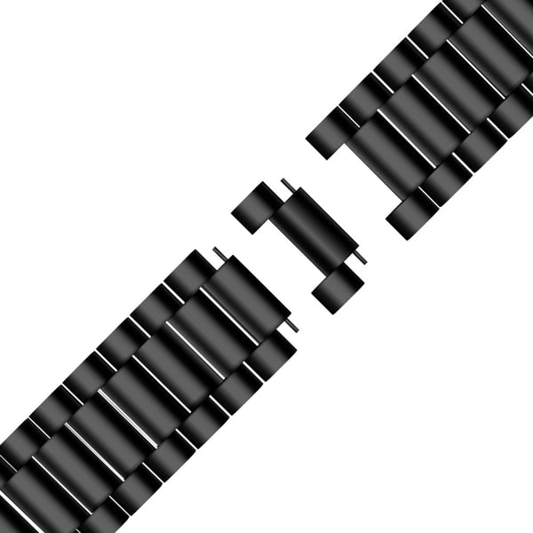 Lyxigt Metallarmband Fitbit Versa 3/Fitbit Sense - Svart