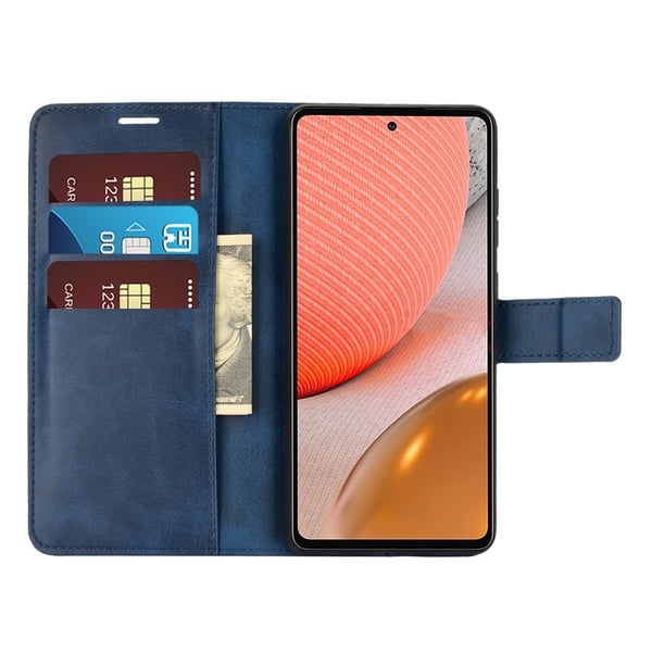 Samsung Galaxy A72 - Plånboksfodral - Blå