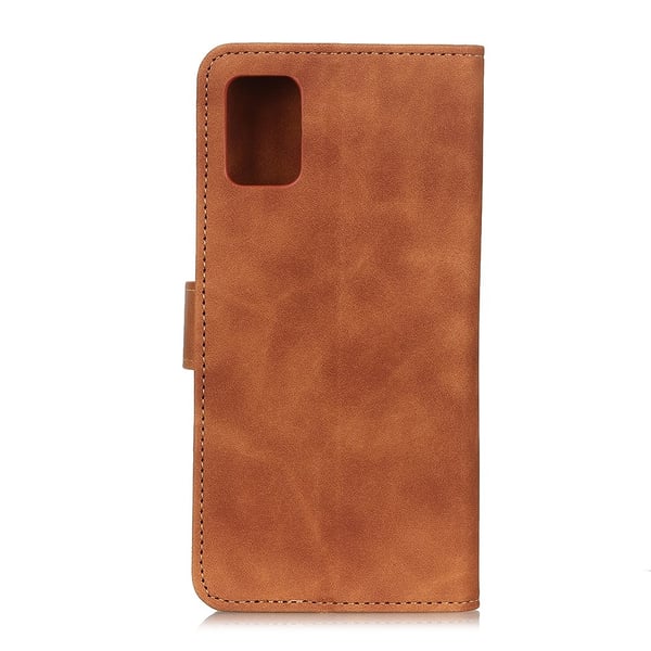Samsung Galaxy A72 - KHAZNEH Retro Läder Fodral - Brun