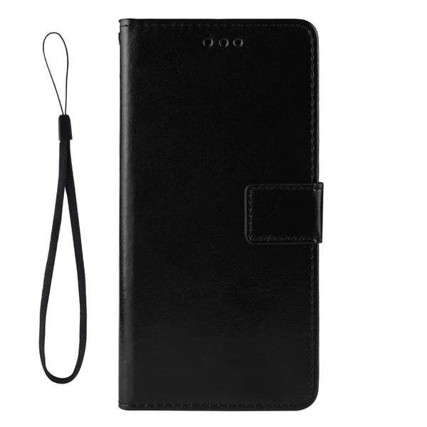 iPhone 12 Pro Max - Crazy Horse Fodral - Svart