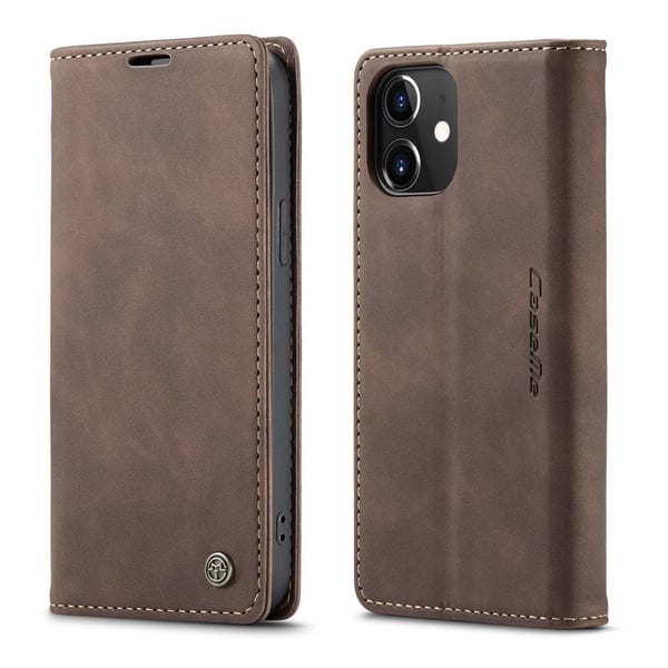 iPhone 12 / 12 Pro - CASEME Vintage Fodral - Brun