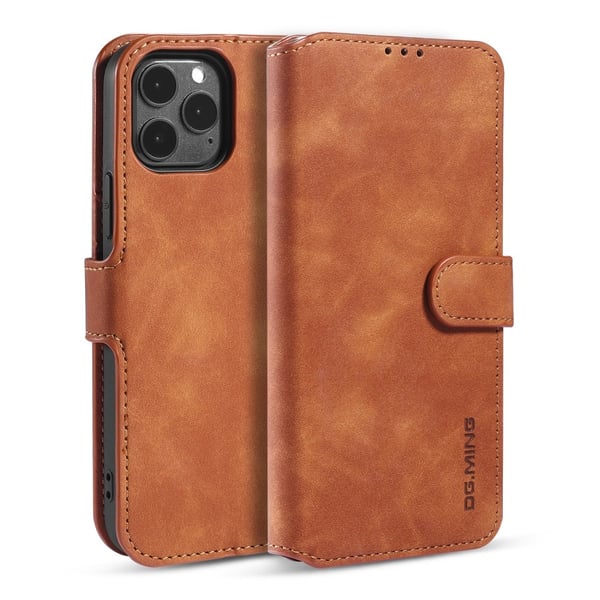 iPhone 12 / 12 Pro - DG.MING Retro Fodral - Brun iPhone 12 / 12 Pro - DG.MING Retro Fodral - Brun