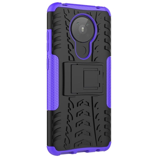 Nokia 5.3 - Ultimata Stöttåliga Skalet med Stöd - Lila