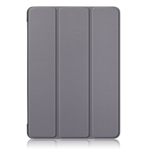 iPad Air 2026-2020 Fodral Tri-Fold Litchi Grå