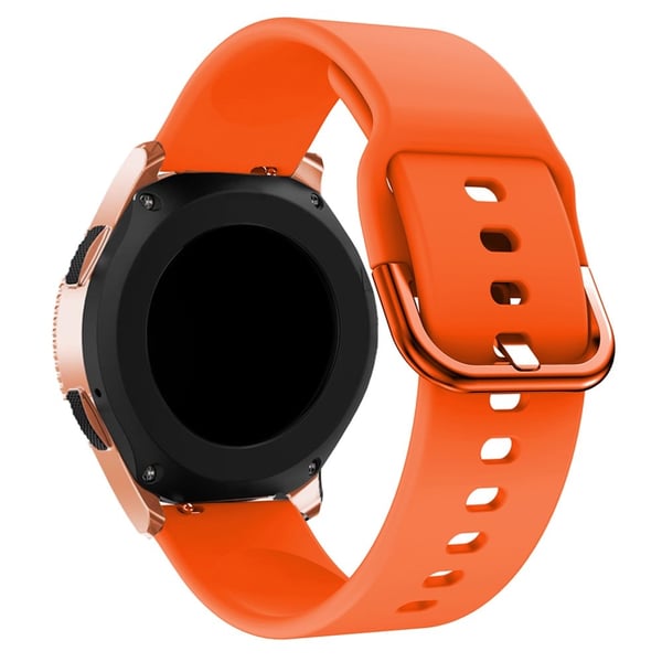 Silikon Armband För Smartwatch (20mm) - Orange
