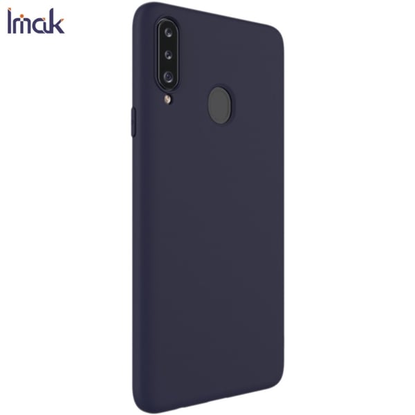 Samsung Galaxy A20s - IMAK Matt TPU Skal - Blå