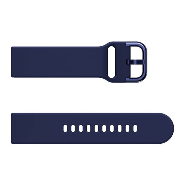 Silikon Armband Smartwatch - Mörk Blå  (22 mm)