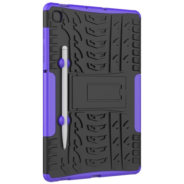 Samsung Galaxy Tab S6 Lite Skal Rugged Kickstand Armor Lila