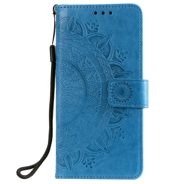 Huawei Y5p - Mandala Plånboksfodral - Blå