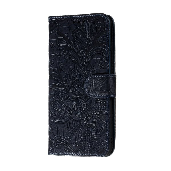Huawei P40 - Blommigt Mönster - Mörk Blå