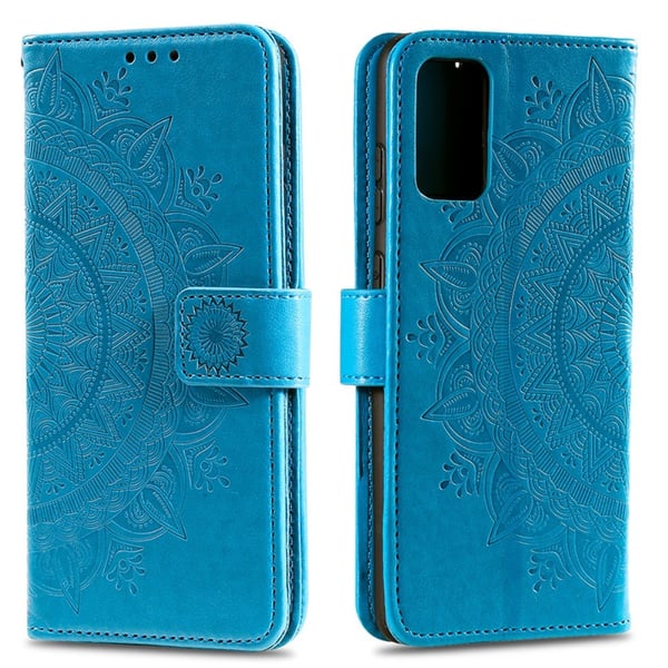 Huawei P40 Pro - Mandala Plånboksfodral - Blå
