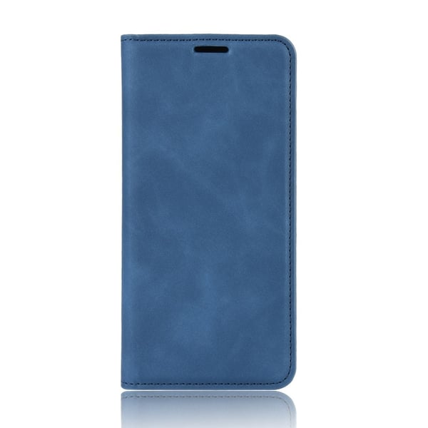 Huawei P40 - Silkeslent Plånboksfodral - Mörk Blå