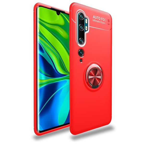 Xiaomi Mi Note 10/10 Pro - Ring Skal - Röd
