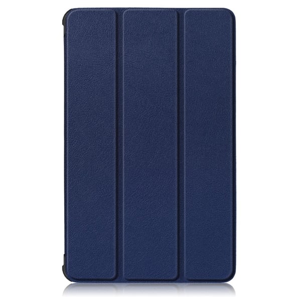 Lenovo Tab M8 2nd Gen (HD) Litchi Tri-Fold Fodral Mörk Blå