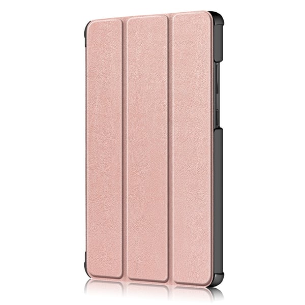 Lenovo Tab M8 2nd Gen (HD) Litchi Tri-Fold Fodral Roséguld