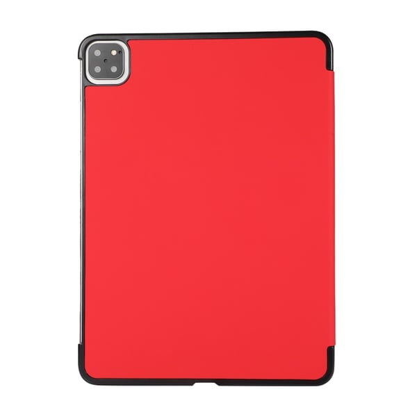 iPad Pro 11 (2018/2020/2021) - Tri-Fold Läder Fodral - Röd