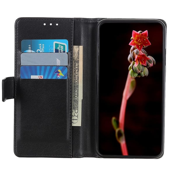 Xiaomi Redmi Note 10S - Läder Fodral - Svart