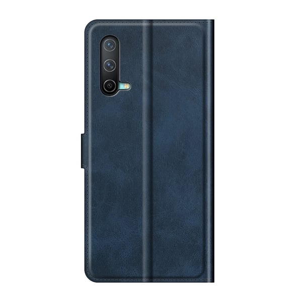 OnePlus Nord CE 5G - Solid Läder Fodral - Blå