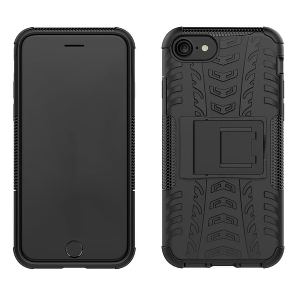 iPhone 7/8/SE (2020/2022) - Ultimata Stöttåliga Skalet med Stöd - Svart