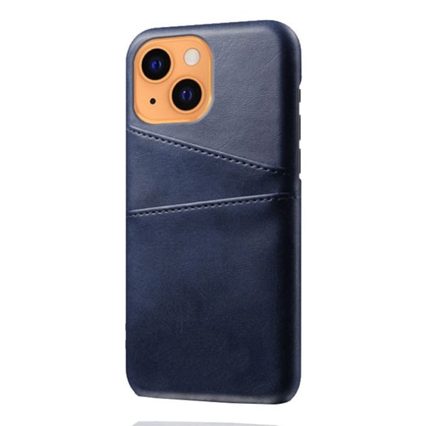 iPhone 13 - KSQ Skal Med Kortfack - Blå