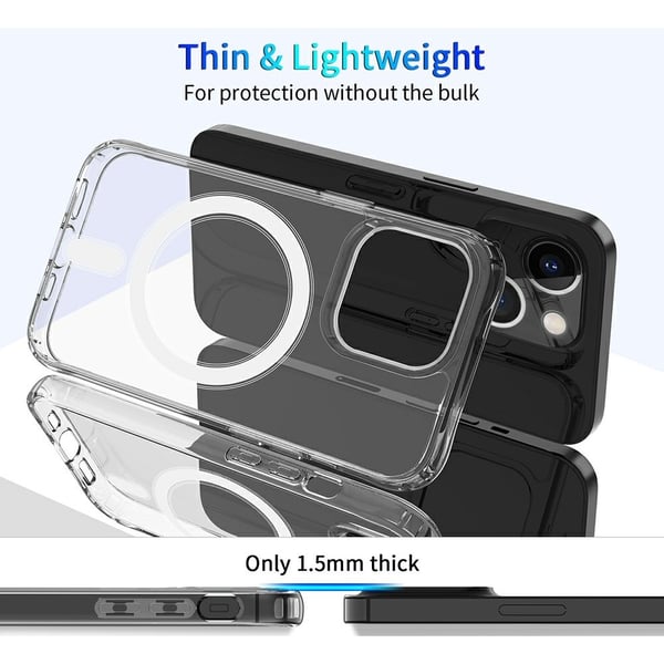 iPhone 13 Pro - MagSafe Hybrid Skal - Transparent