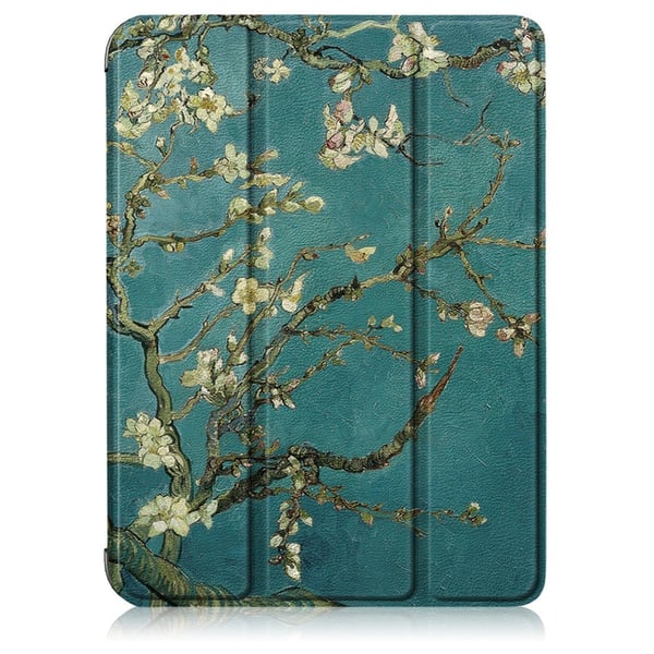 iPad Mini 2024/2021 Fodral Tri-Fold Pennhållare Peach Blossom