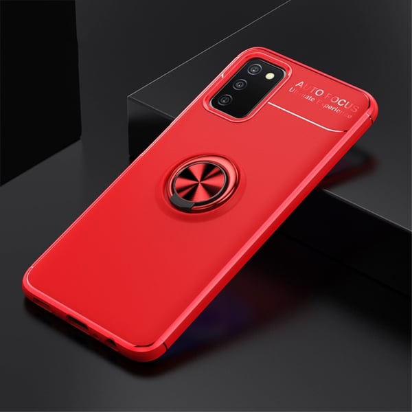 Samsung Galaxy A03s Skal Ring Röd