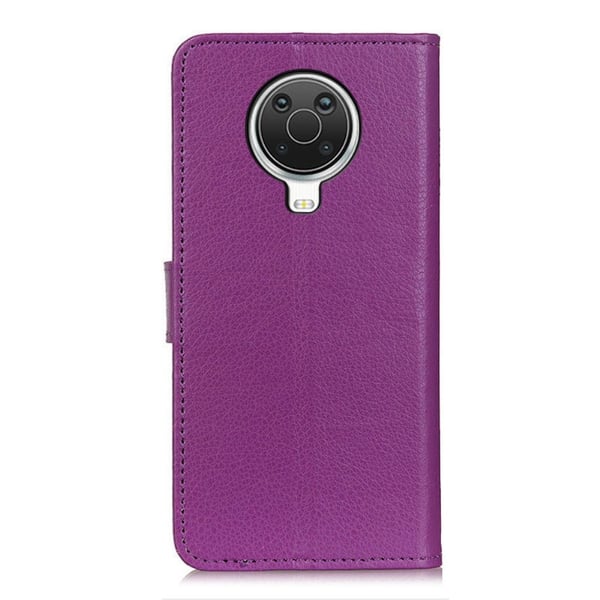 Nokia G10 / G20 Fodral Litchi Läder Lila