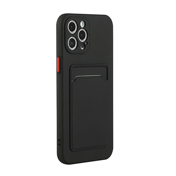 iPhone 13 Pro Skal Med Kortfack Svart