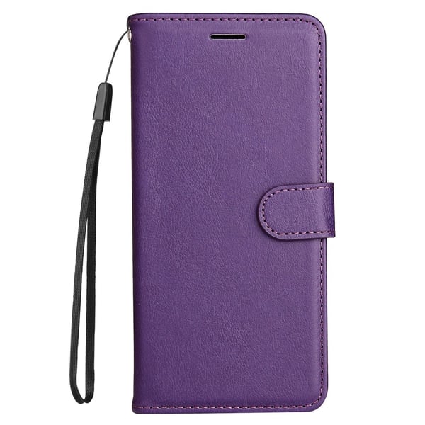 Xiaomi Redmi 10 Fodral Solid Läder Lila