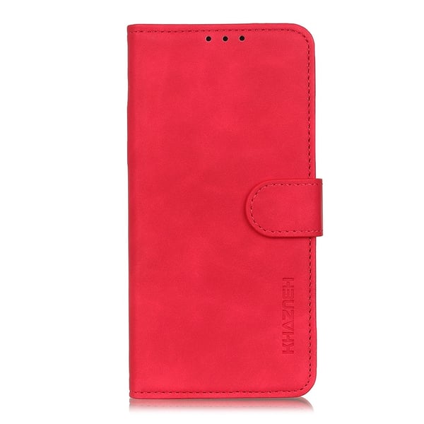 KHAZNEH Samsung Galaxy S22 Plus Fodral Retro Läder Röd