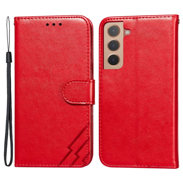 Samsung Galaxy S22 Plus Fodral Tre Ränder Röd Samsung Galaxy S22 Plus Fodral Tre Ränder Röd
