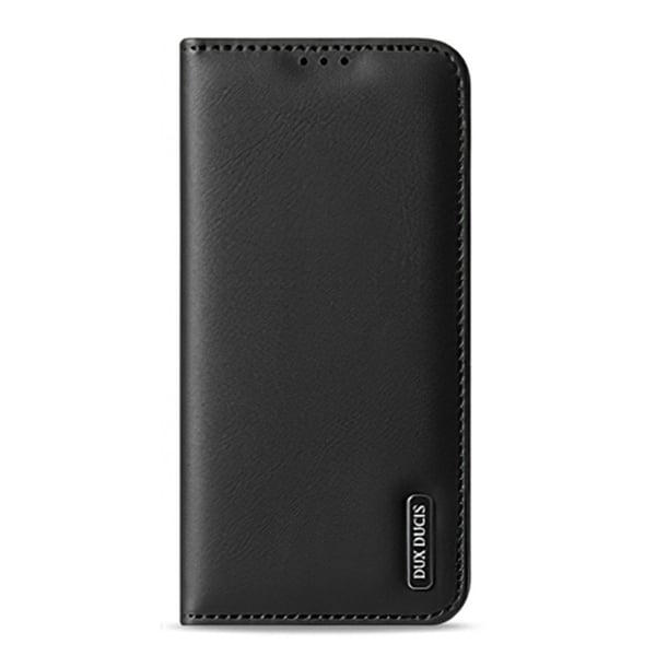 DUX DUCIS Samsung Galaxy S22 Ultra Fodral HIVO Äkta Läder Svart