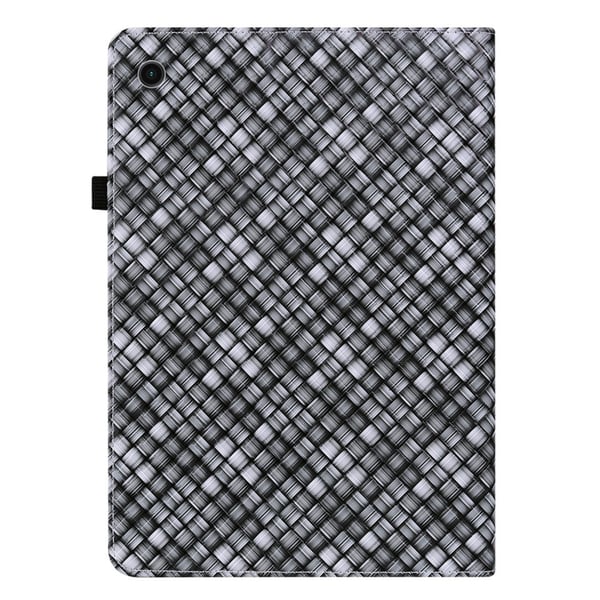 Samsung Galaxy Tab A8 10.5 Fodral Vävd Textur Svart