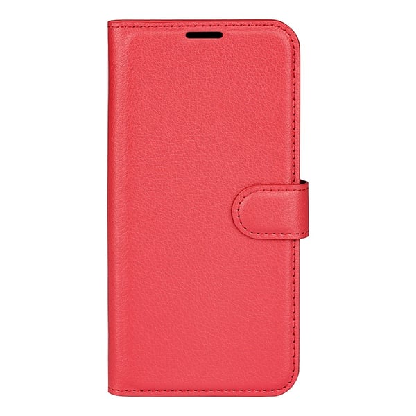 Motorola Moto G71 Fodral Litchi Textur Röd