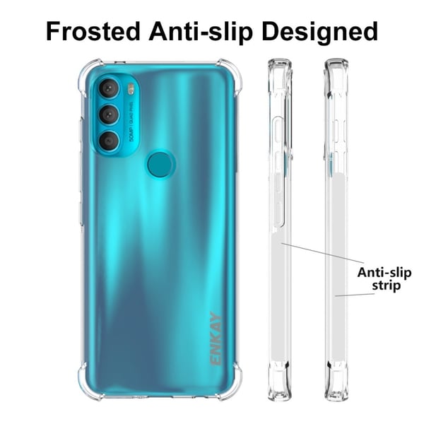 ENKAY Motorola Moto G71 Skal Shockproof TPU Transparent