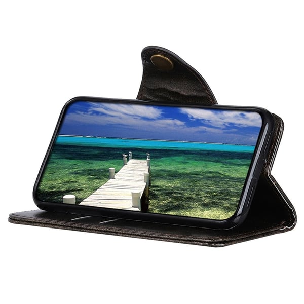 KHAZNEH Motorola Moto G51 Fodral Retro Brun